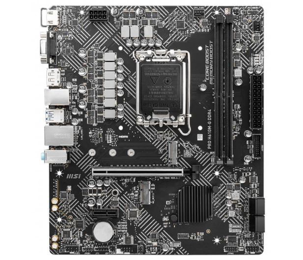 MSI Płyta główna PRO H610M-G s1700 DDR4 DP/HDMI M.2 mATX PRO H610M-G DDR4 - 709216 - zdjęcie 3